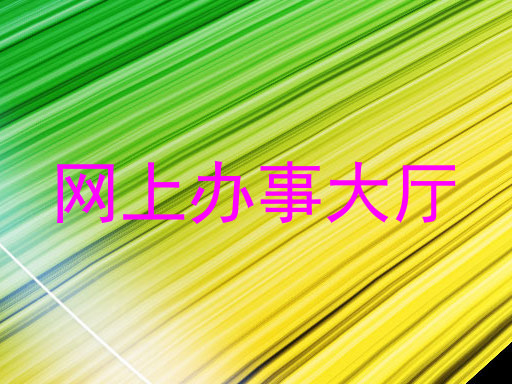 网上办事大厅