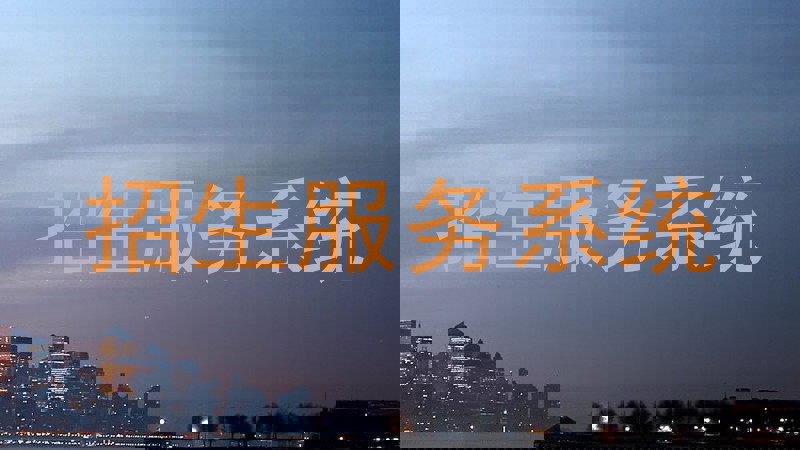 招生服务系统