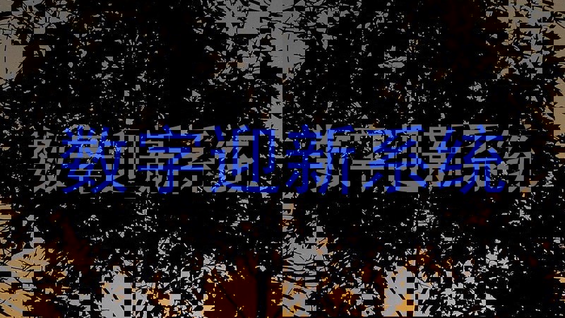 数字迎新系统