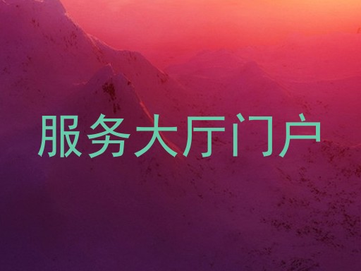 服务大厅门户