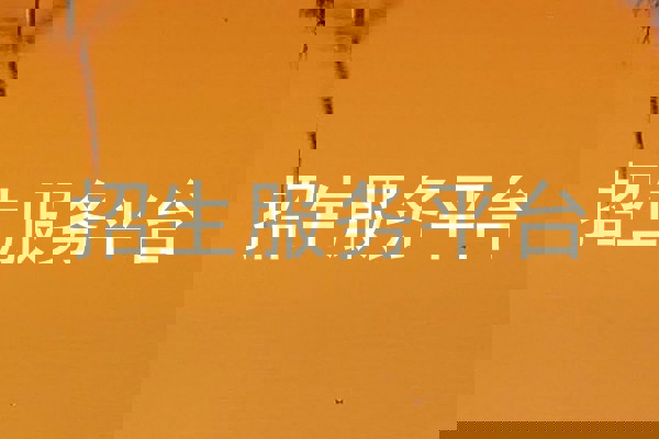 招生服务平台