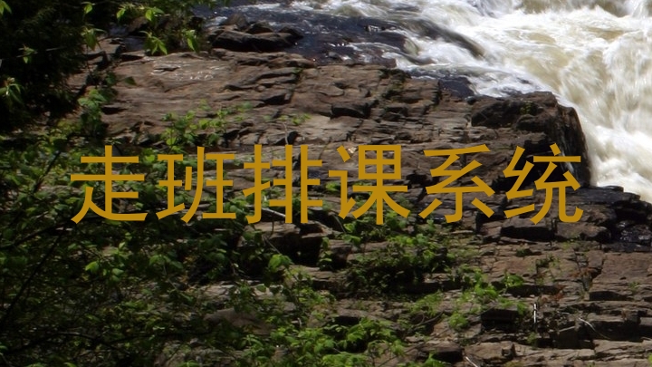 走班排课系统