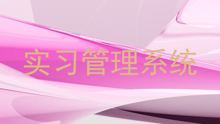 实习管理系统