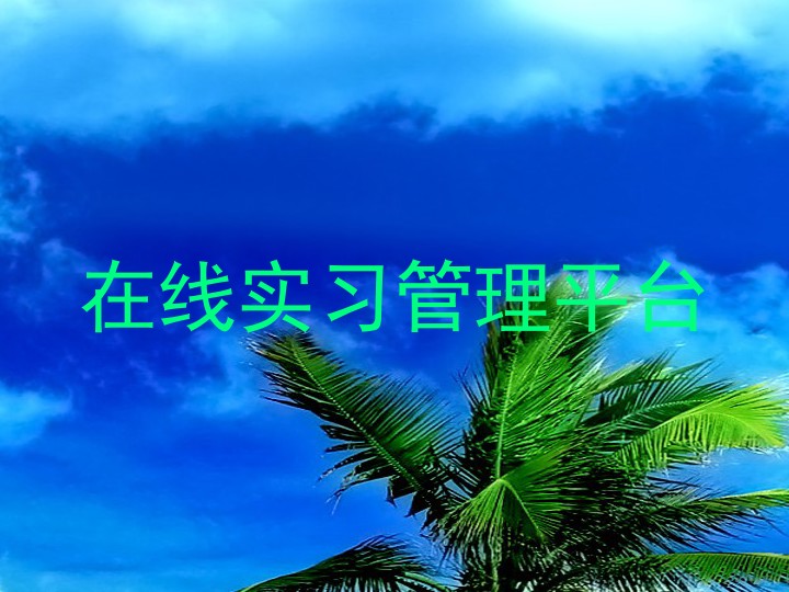 在线实习管理平台
