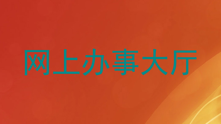 网上办事大厅