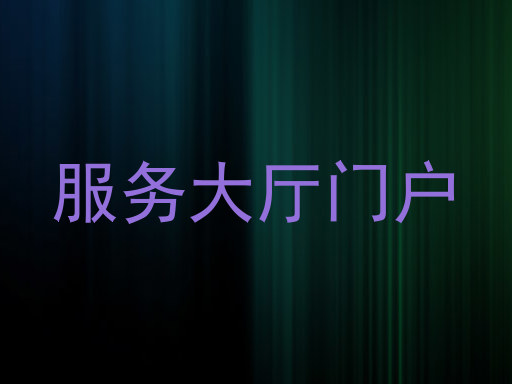 服务大厅门户