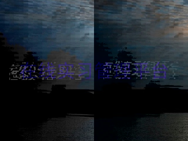 在线实习管理平台