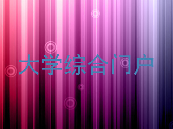 大学综合门户