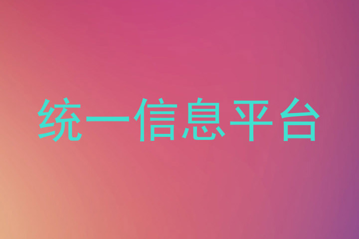 统一信息平台