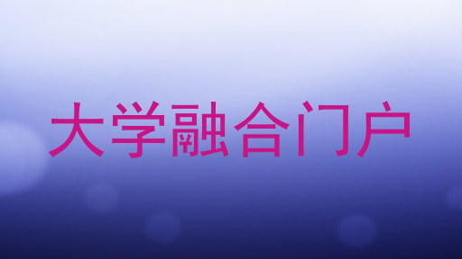 大学融合门户