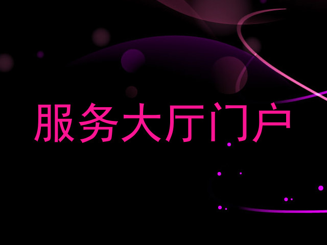 服务大厅门户