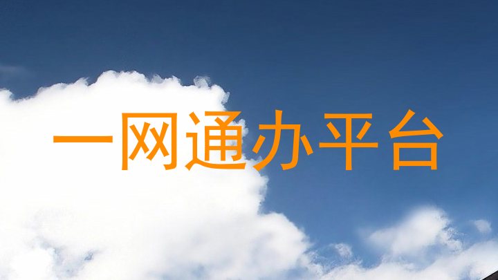 一网通办平台