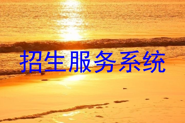 招生服务系统