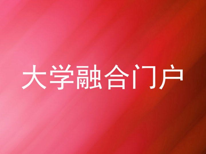 大学融合门户