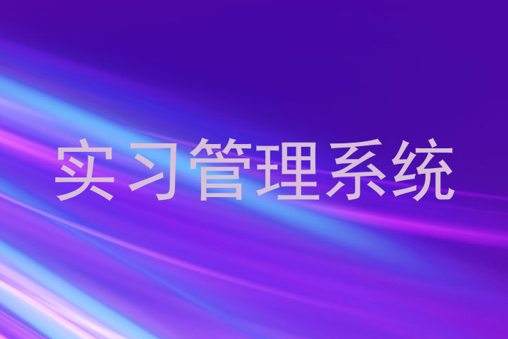 实习管理系统