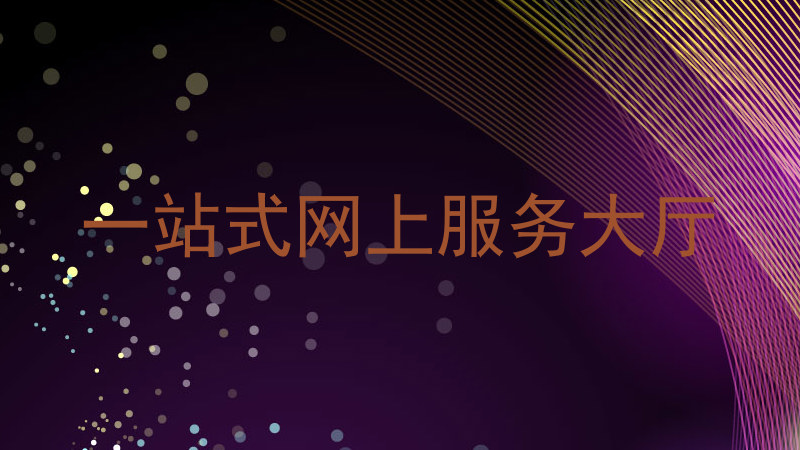 一站式网上服务大厅