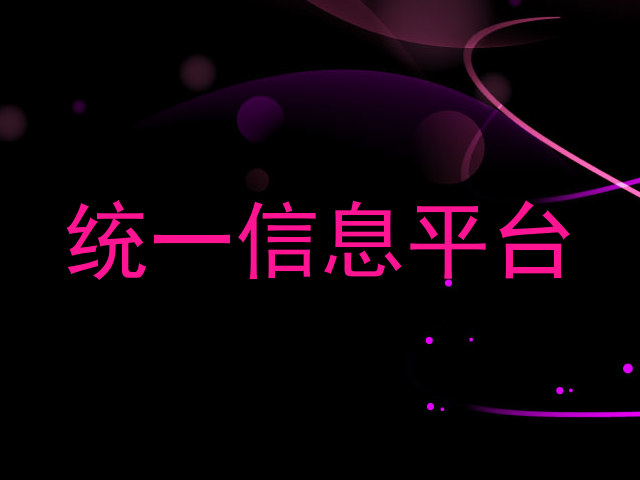 统一信息平台