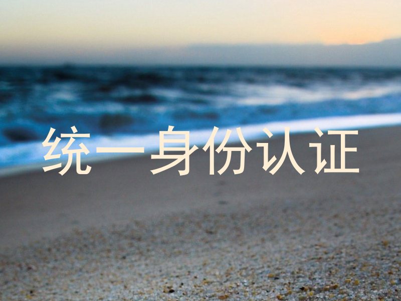 统一身份认证