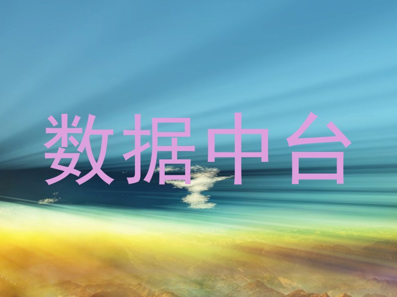 数据中台