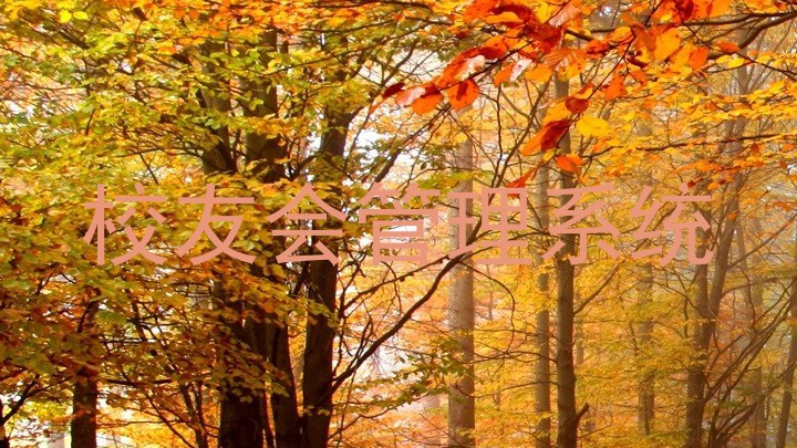 校友会管理系统