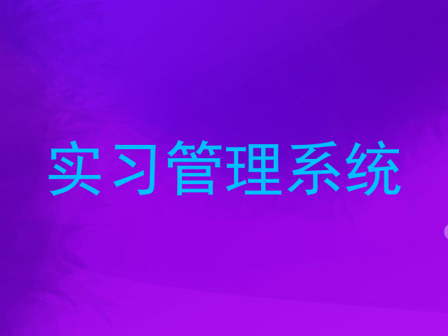 实习管理系统