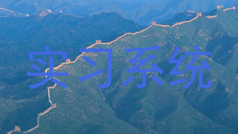 实习系统