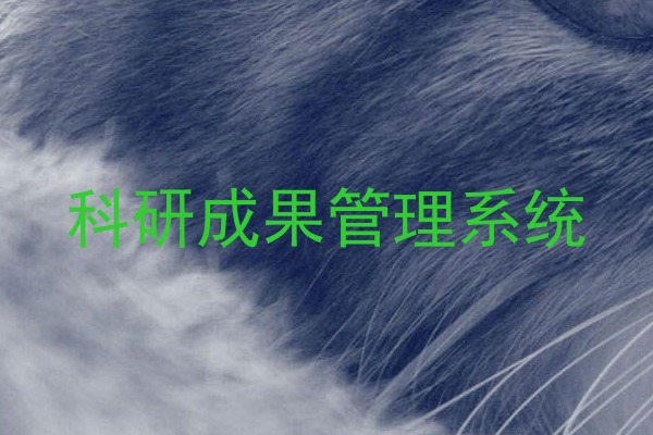 科研成果管理系统