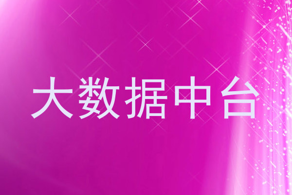 大数据中台