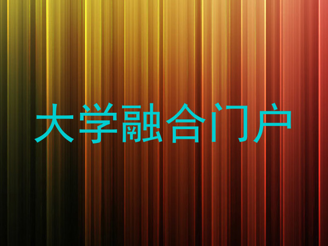 大学融合门户