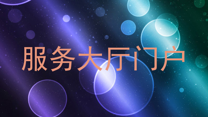 服务大厅门户