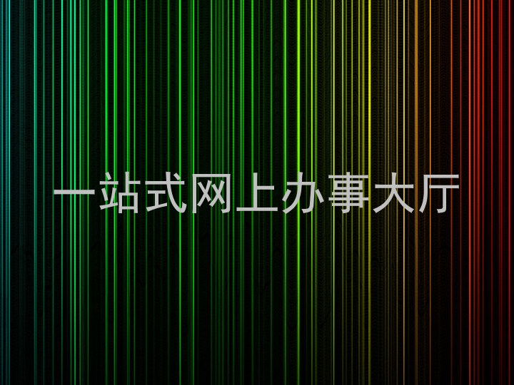 一站式网上办事大厅