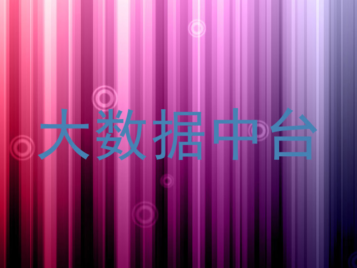大数据中台