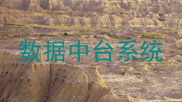 数据中台系统