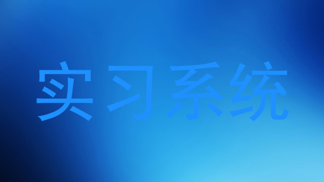 实习系统