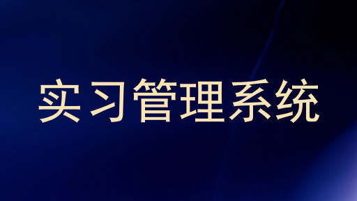 实习管理系统