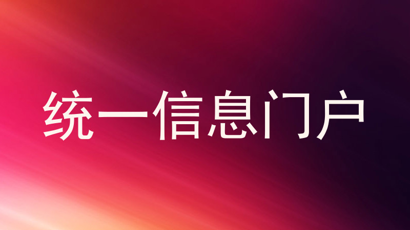 统一信息门户