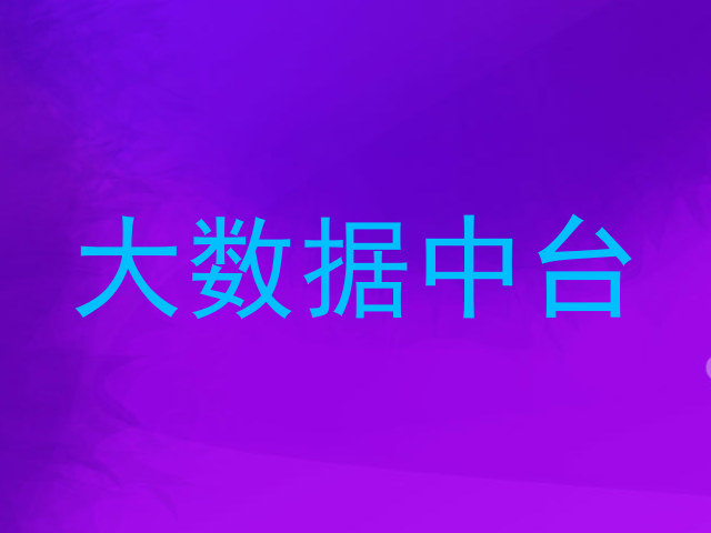大数据中台