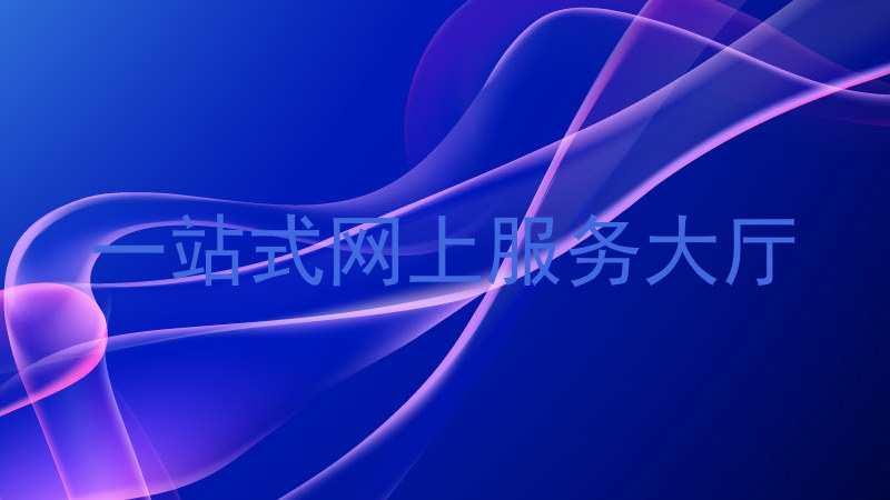 一站式网上服务大厅
