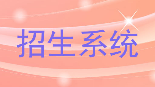 招生系统