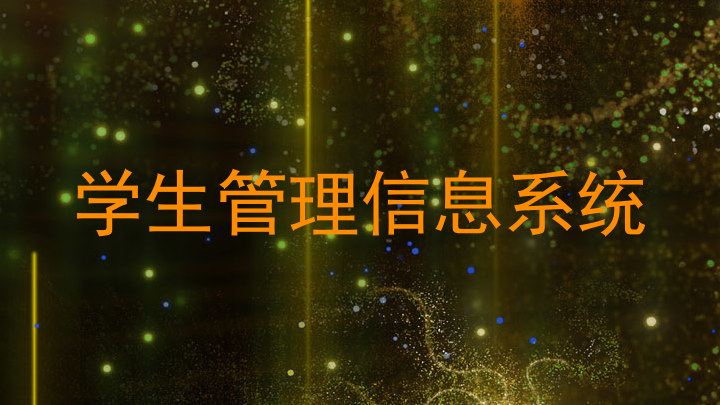 学生管理信息系统