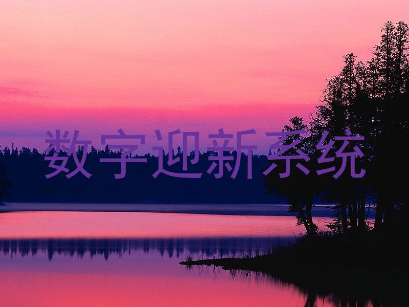 数字迎新系统