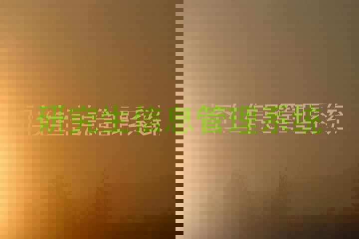 研究生信息管理系统