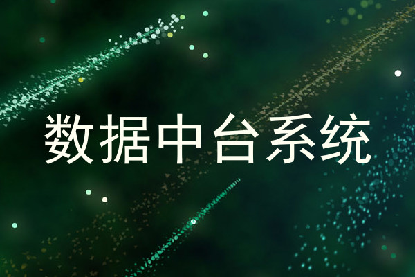 数据中台系统