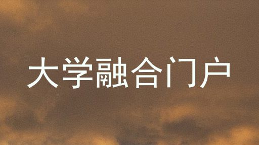 大学融合门户