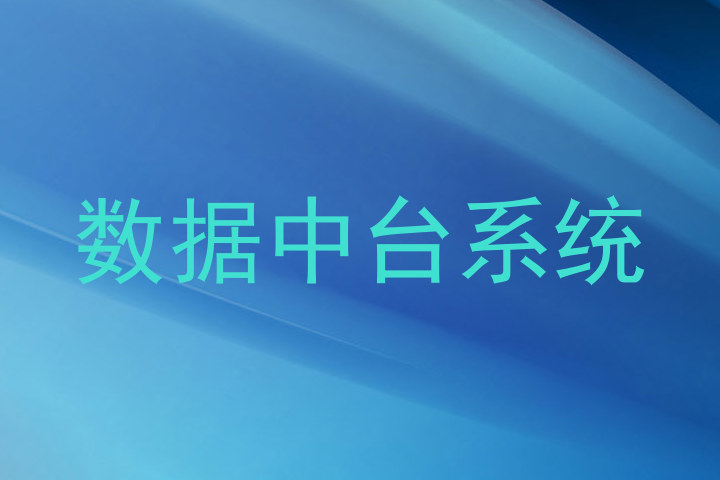 数据中台系统