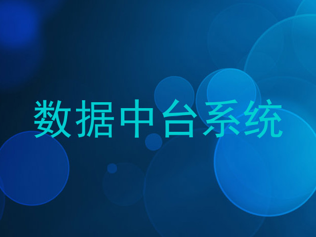 数据中台系统
