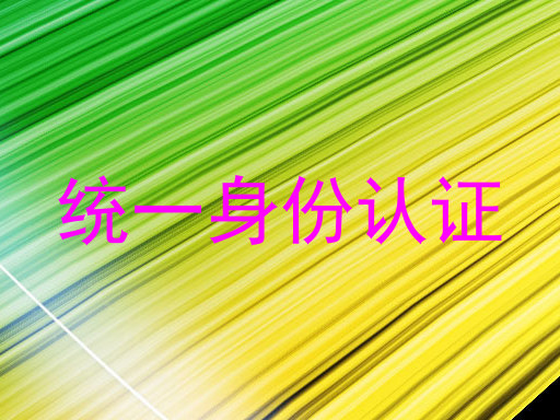 统一身份认证