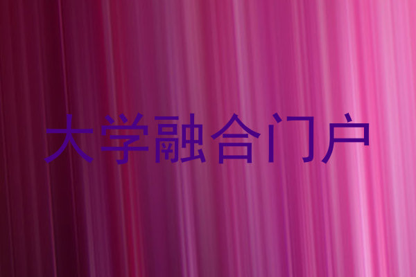 大学融合门户