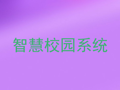 智慧校园系统