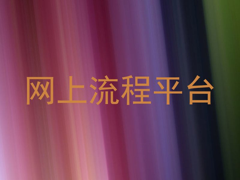 网上流程平台
